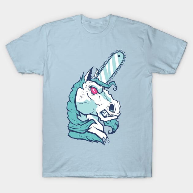 Brutal Unicorn T-Shirt by strangethingsa